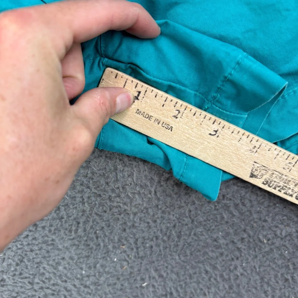 Old‎ Navy Womens Teal Blue Chino Shorts Size 12 Stretch Cotton Everyday Casual
